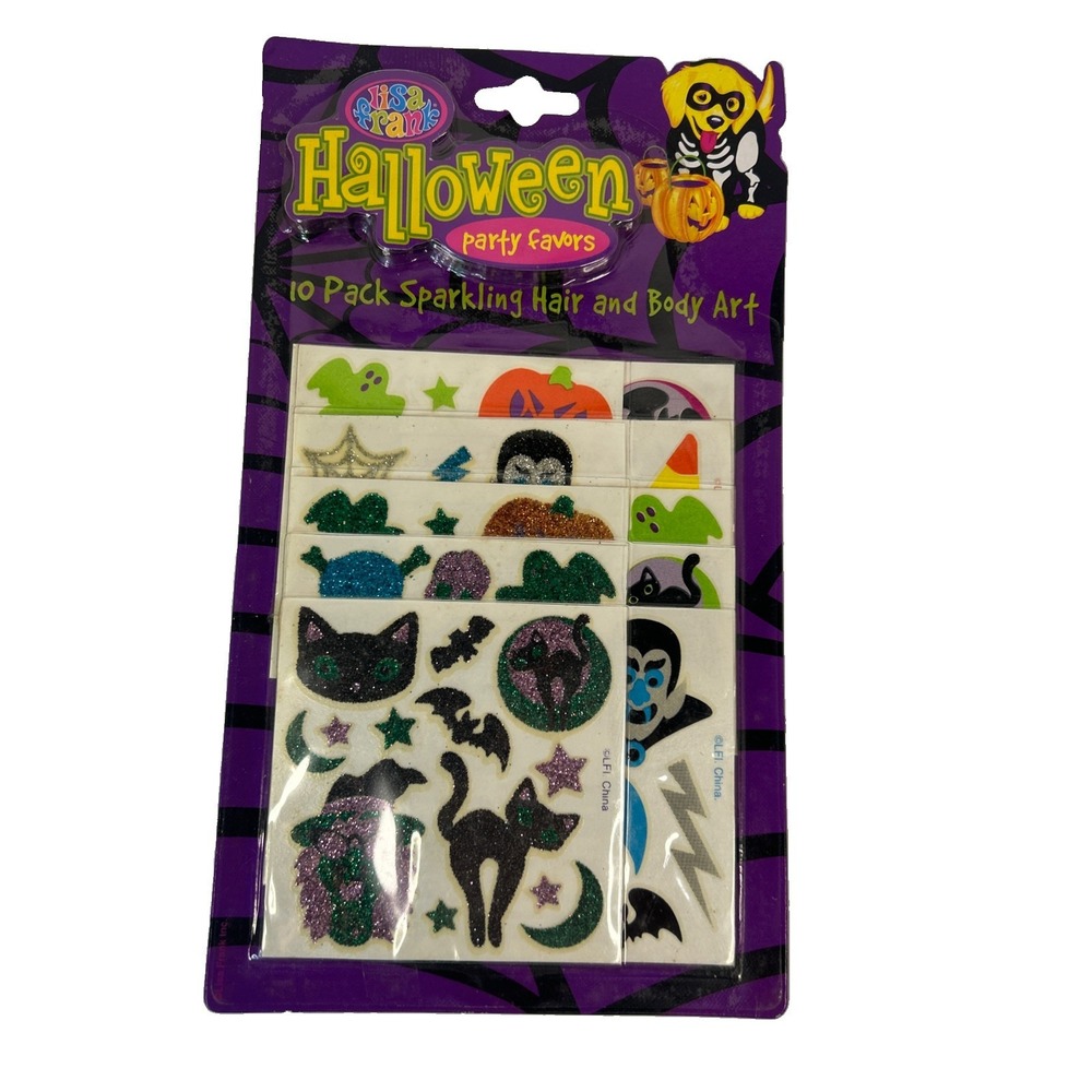 Vintage 90s Lisa Frank Halloween Hair And Body Art